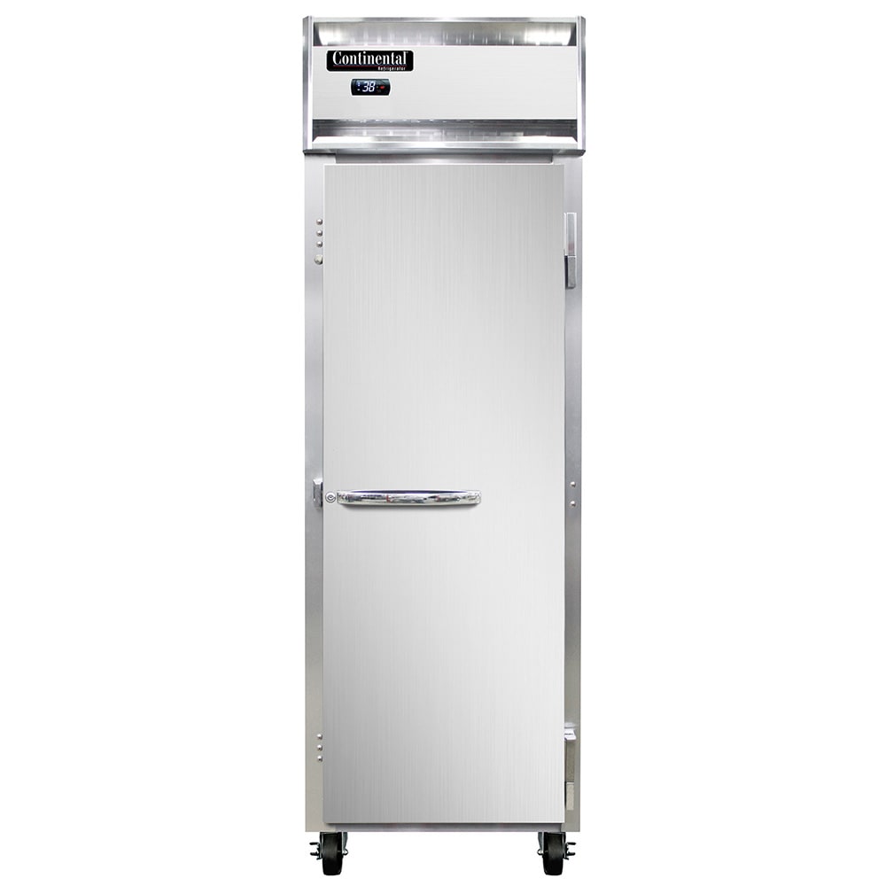 160-1RN 26" One Section Reach In Refrigerator, (1) Right Hinge Solid Door, 115v