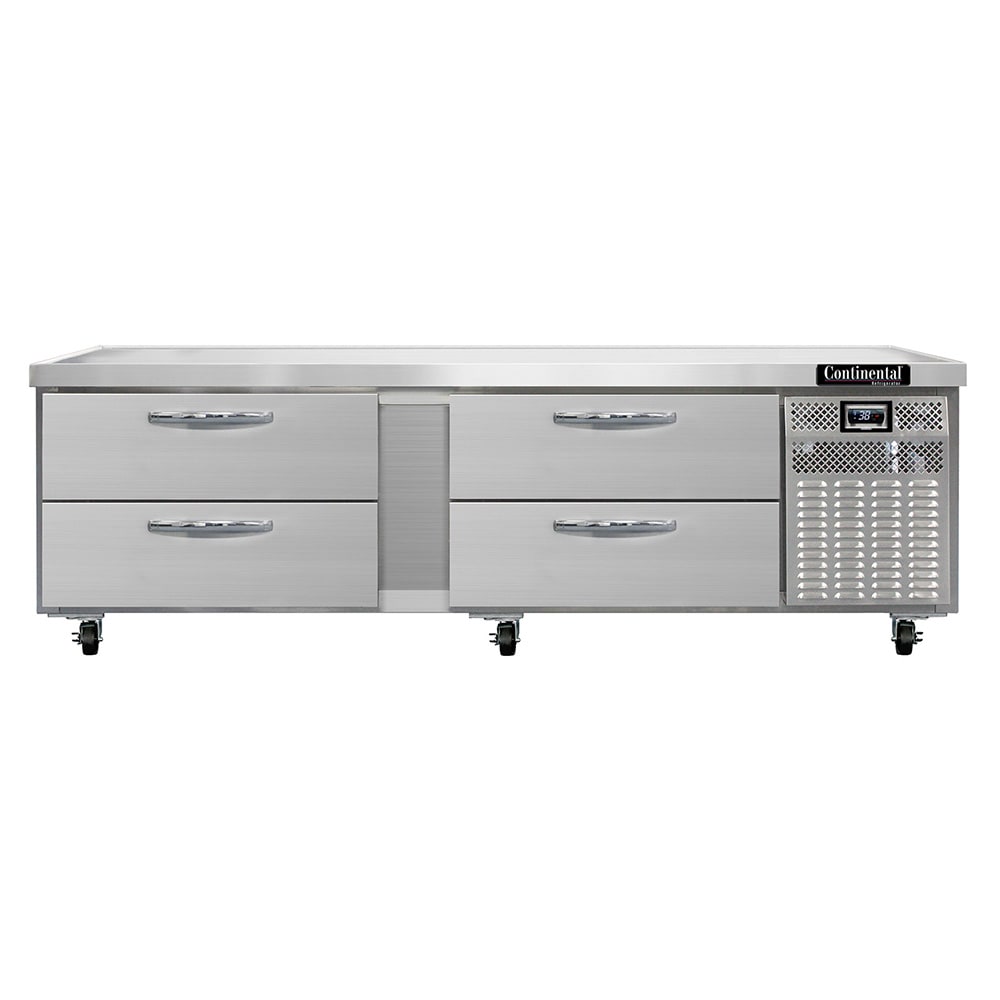 160-D84GN 84" Chef Base w/ (4) Drawers - 115v