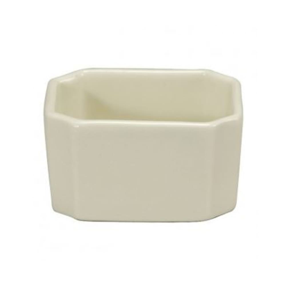 Oneida F9010000906 Buffalo Sugar Packet Holder - 3 1/4" x 2 5/8", Porcelain, Cream White