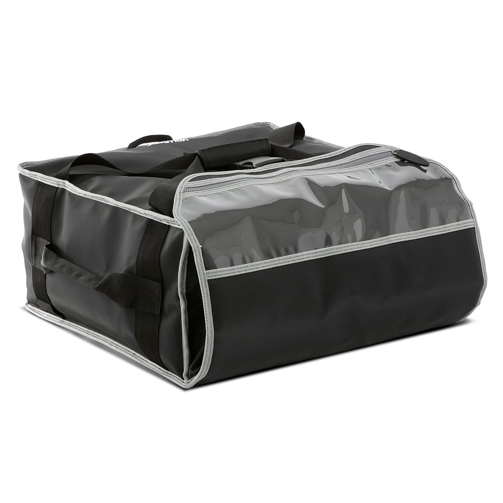 175-VPB516 16" Pizza Bag - 17 1/2" x 17 1/2" x 9", Black