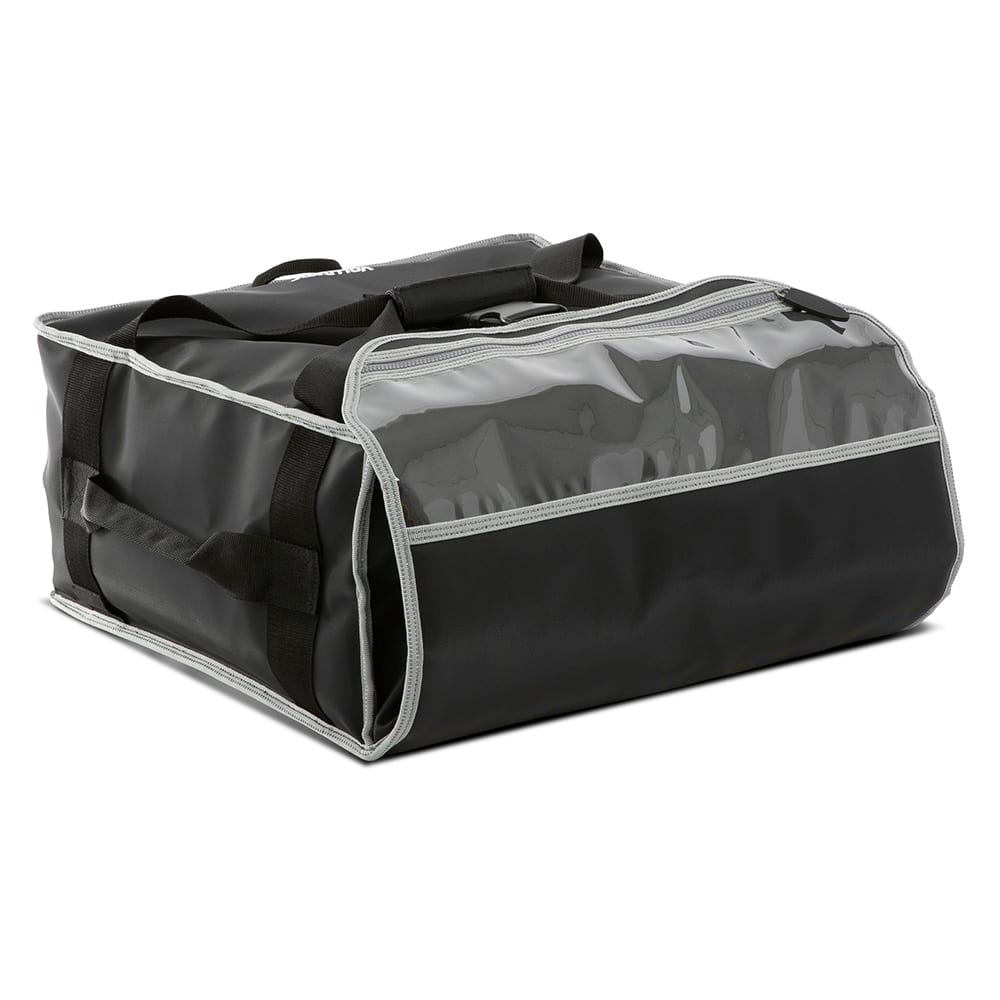 175-VPB316 16" Pizza Bag - 17 1/2" x 17 1/2" x 9", Black