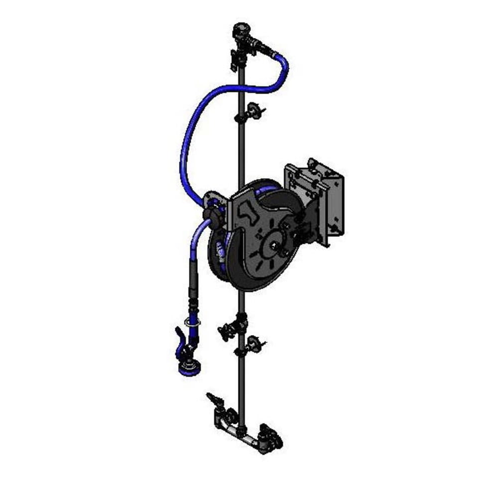 064-B7232U01WS1E Open Hose Reel Assembly w/ 15 ft Hose, 3 7/10 GPM