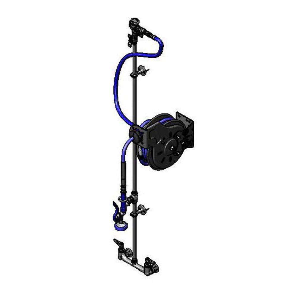 064-B7212U01XS2E Open Hose Reel Assembly w/ 15 ft Hose, 3 7/10 GPM