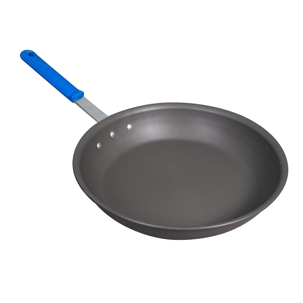 175-H4014 14" Aluminum Frying Pan w/ Solid Silicone Handle