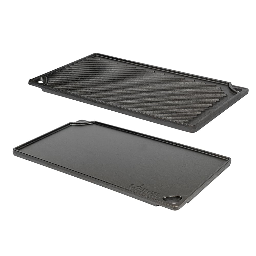 261-LDP3 Rectangular Grill/Griddle Pan - 16 3/4" x 9 1/2", Cast Iron
