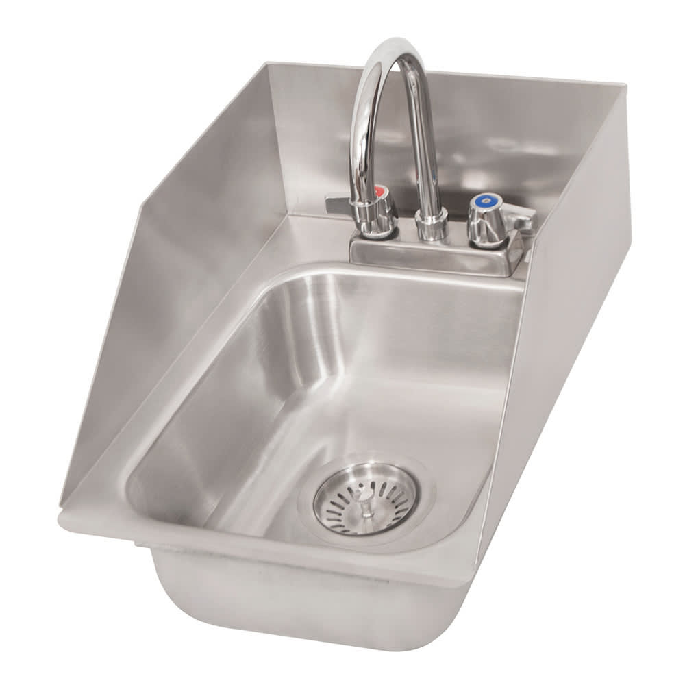 BK Resources DDI-1014524S-P-G (1) Compartment Drop-in Sink - 10" x 14", Drain Included