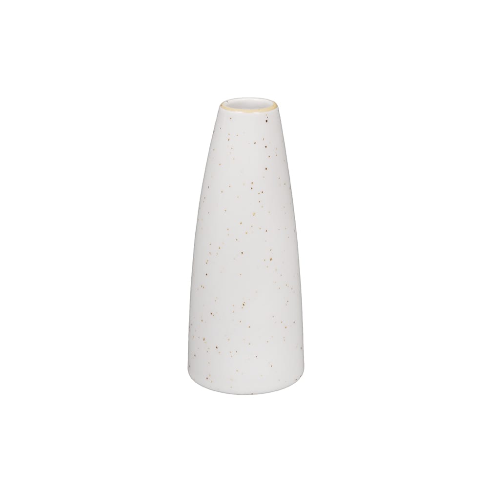 893-SWHSSBV1 5" Stonecast Bud Vase - Ceramic, Barley White