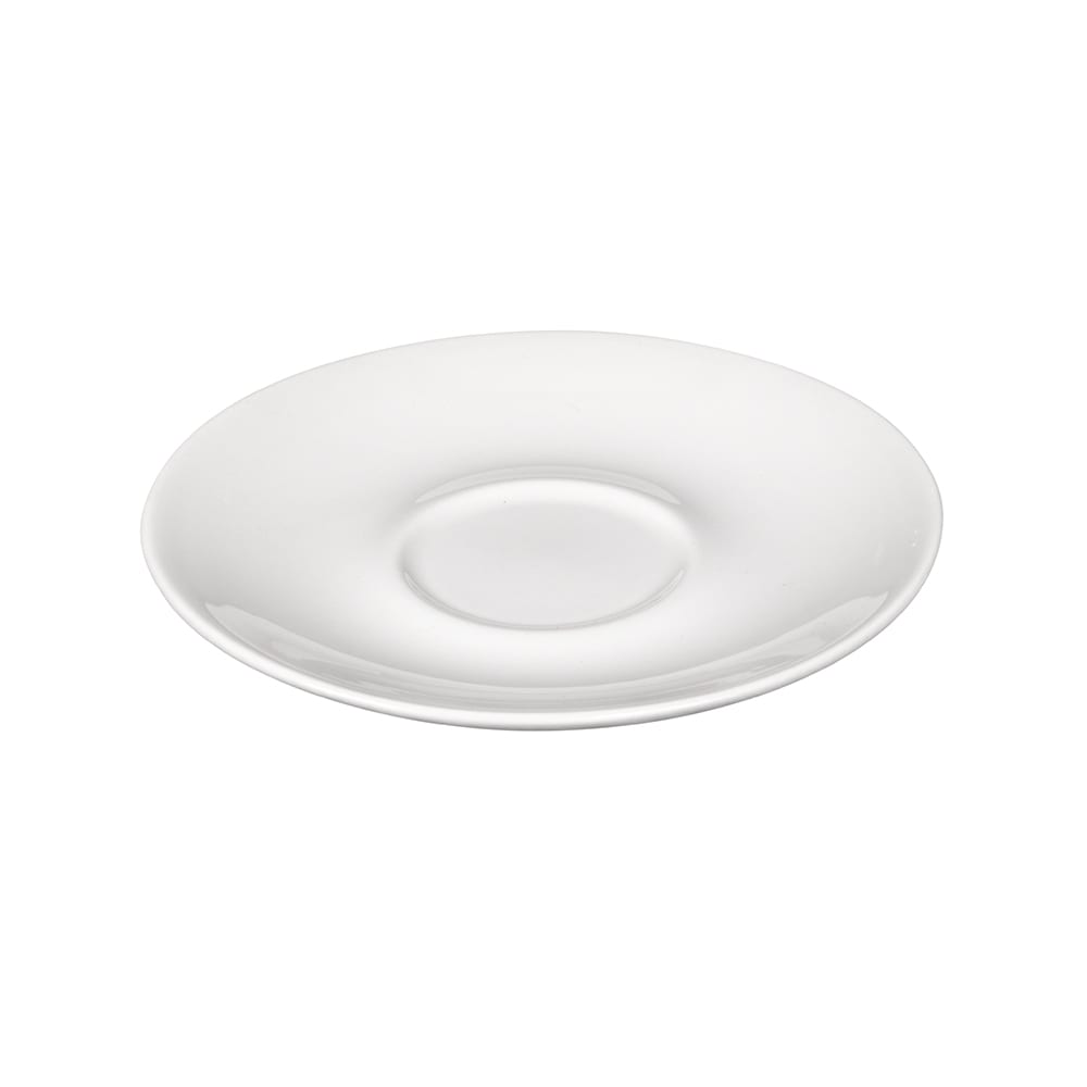 893-WHCSS1 6" Round Beverage Cappuccino Saucer - Ceramic, White