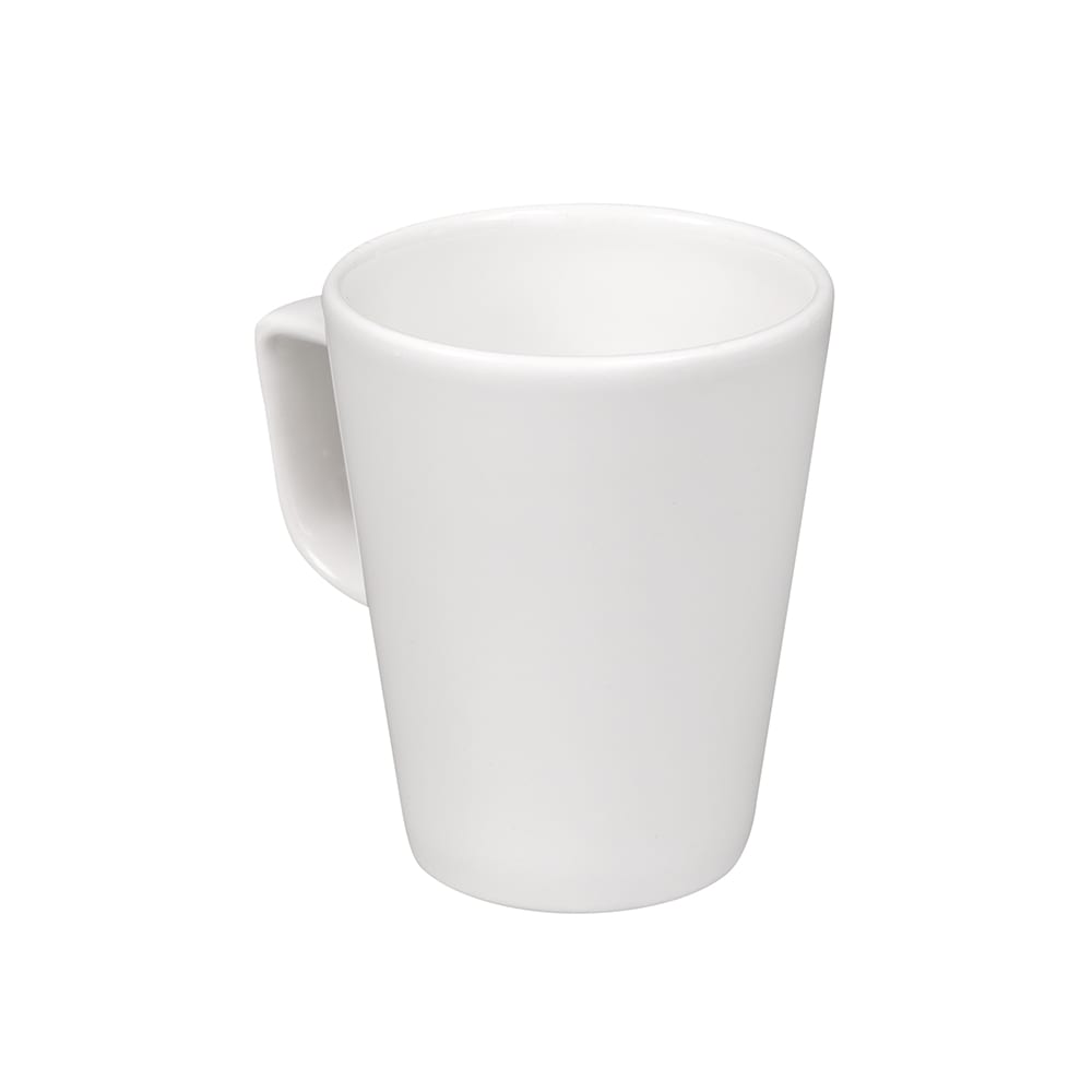 893-WHML101 10 oz Beverage Cafv© Latte Mug - Ceramic, White