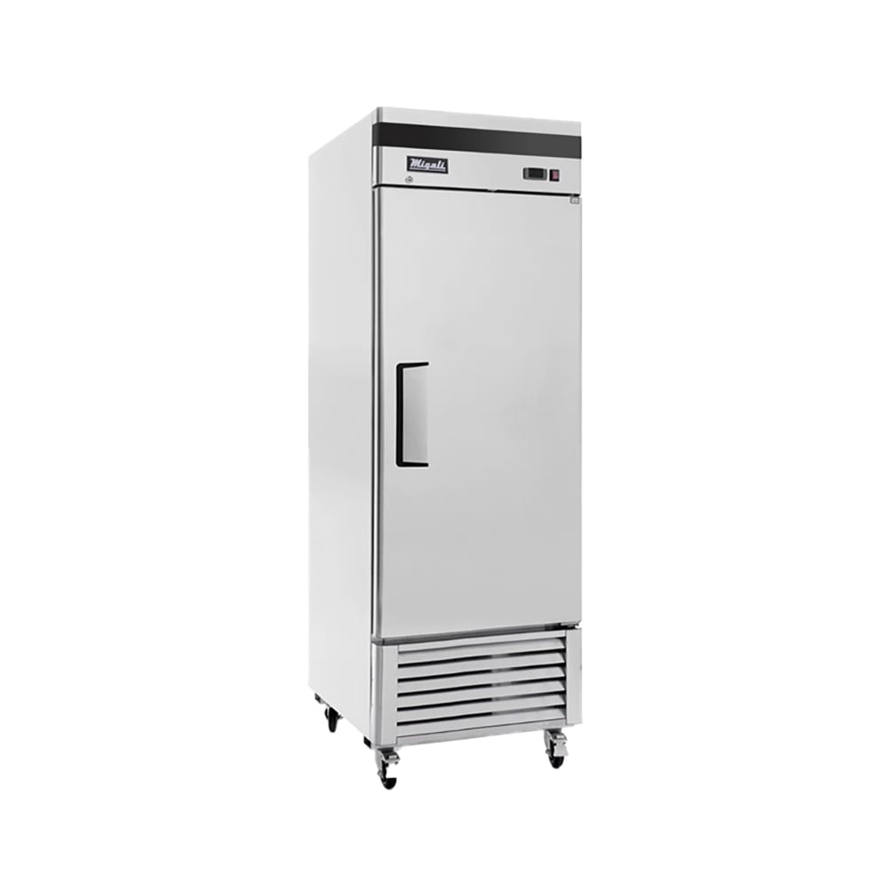 Migali C-1RB-HC 27" One Section Reach In Refrigerator, (1) Right Hinge Solid Door, 115v