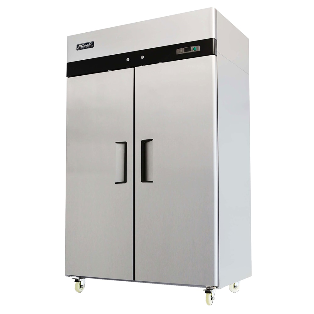 Migali C-2F-HC 51" Two Section Reach In Freezer, (2) Solid Doors, 115v