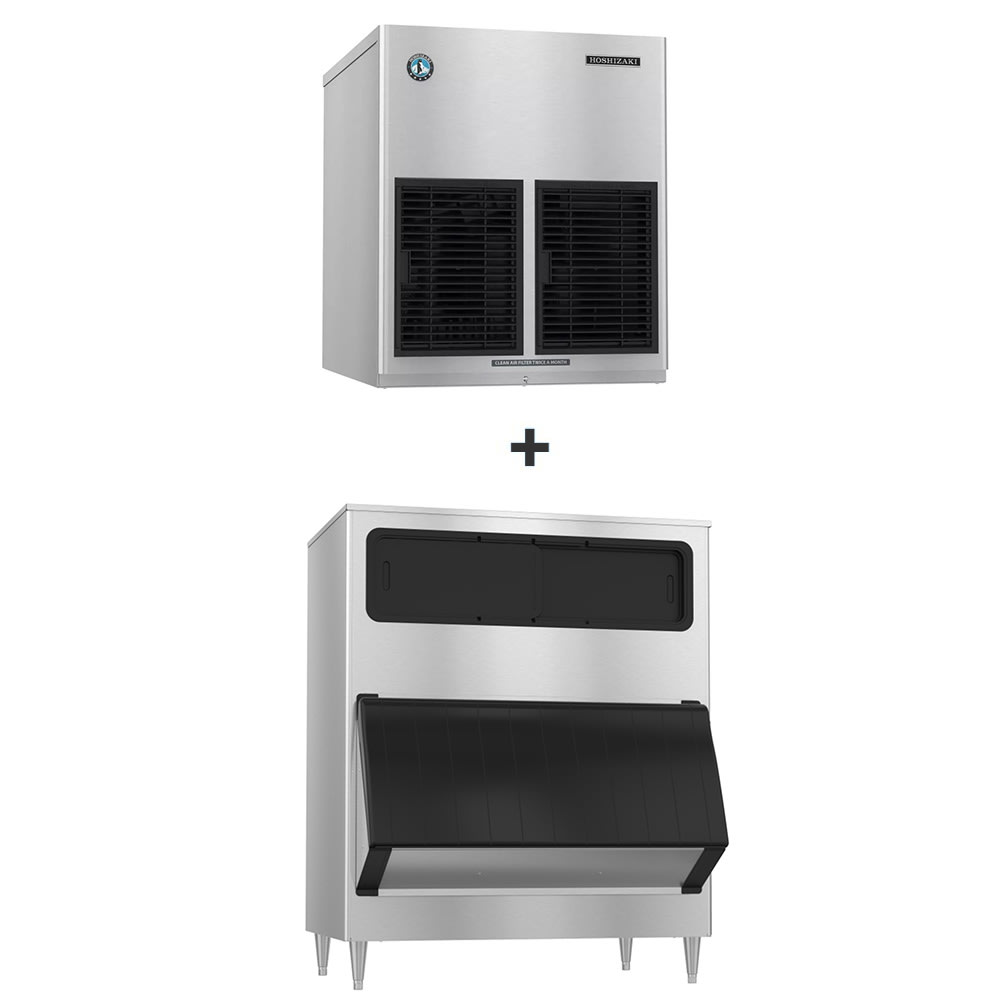 440-F1002MAJB1150 980 lb F Series  Flake Ice Machine w/ Bin - 1148 lb Storage, Air Cooled, 115v