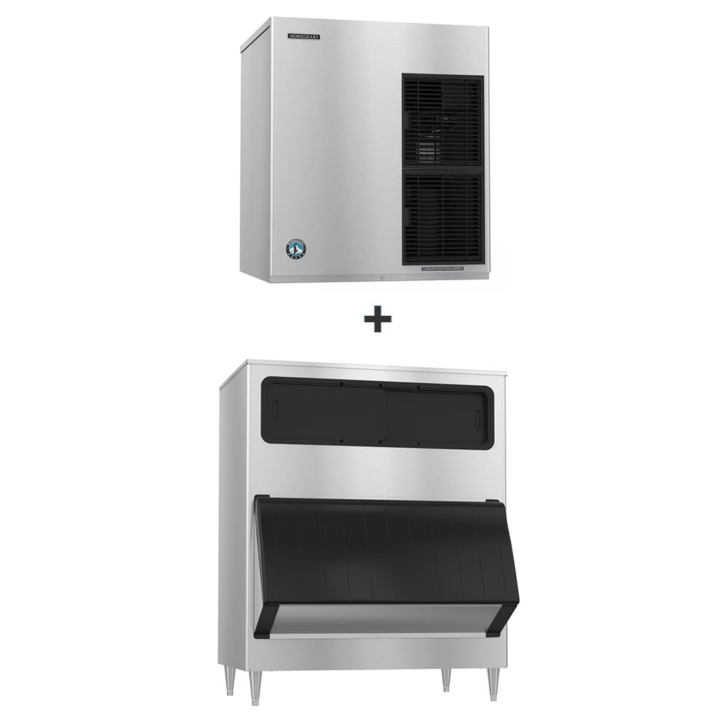 440-F1501MAJB1150 1543 lb F Series Flake Ice Machine w/ Bin - 1148 lb Storage, Air Cooled, 208-23...