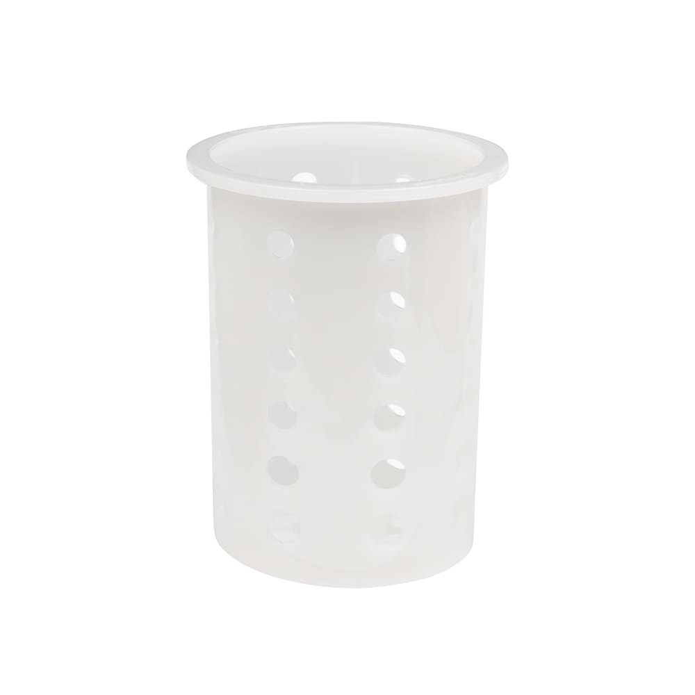 175-52643 Flatware Cylinder - 5 5/8" White Plastic