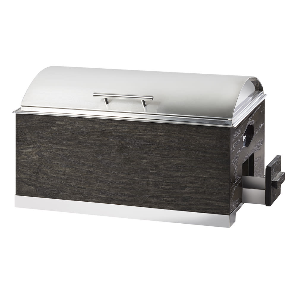 151-382887 Full Size Chafer w/ Hinged Lid & Chafing Fuel Heat