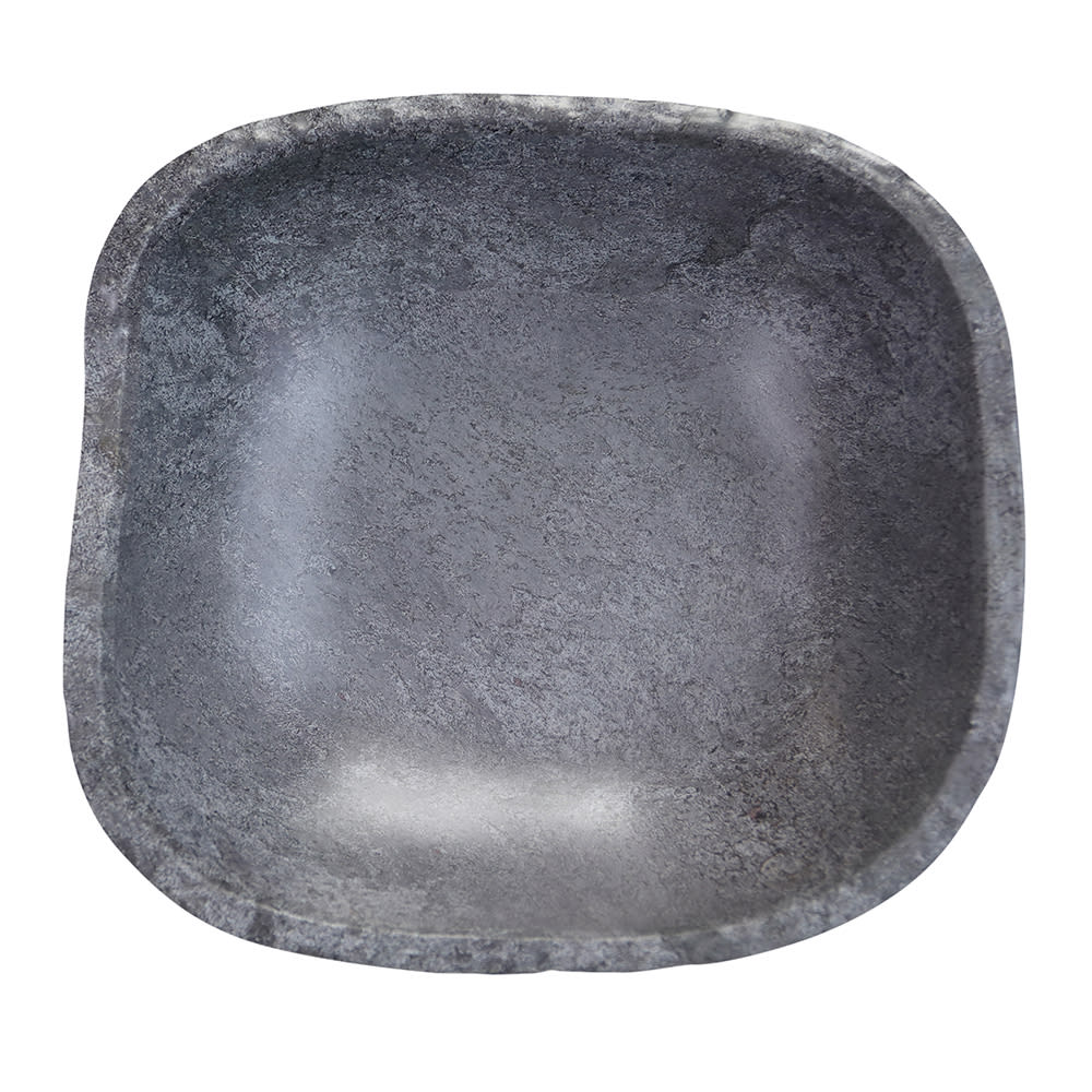 701-M1092RCCO 63 oz Rectangular Melamine Serving Bowl, Coal