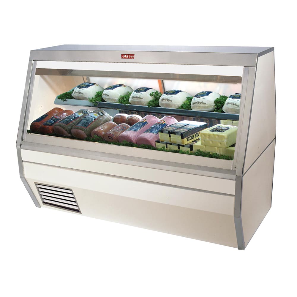 367-SCCDS358LED 95" Full Service Deli Case w/ Straight Glass - (2) Levels, 115v