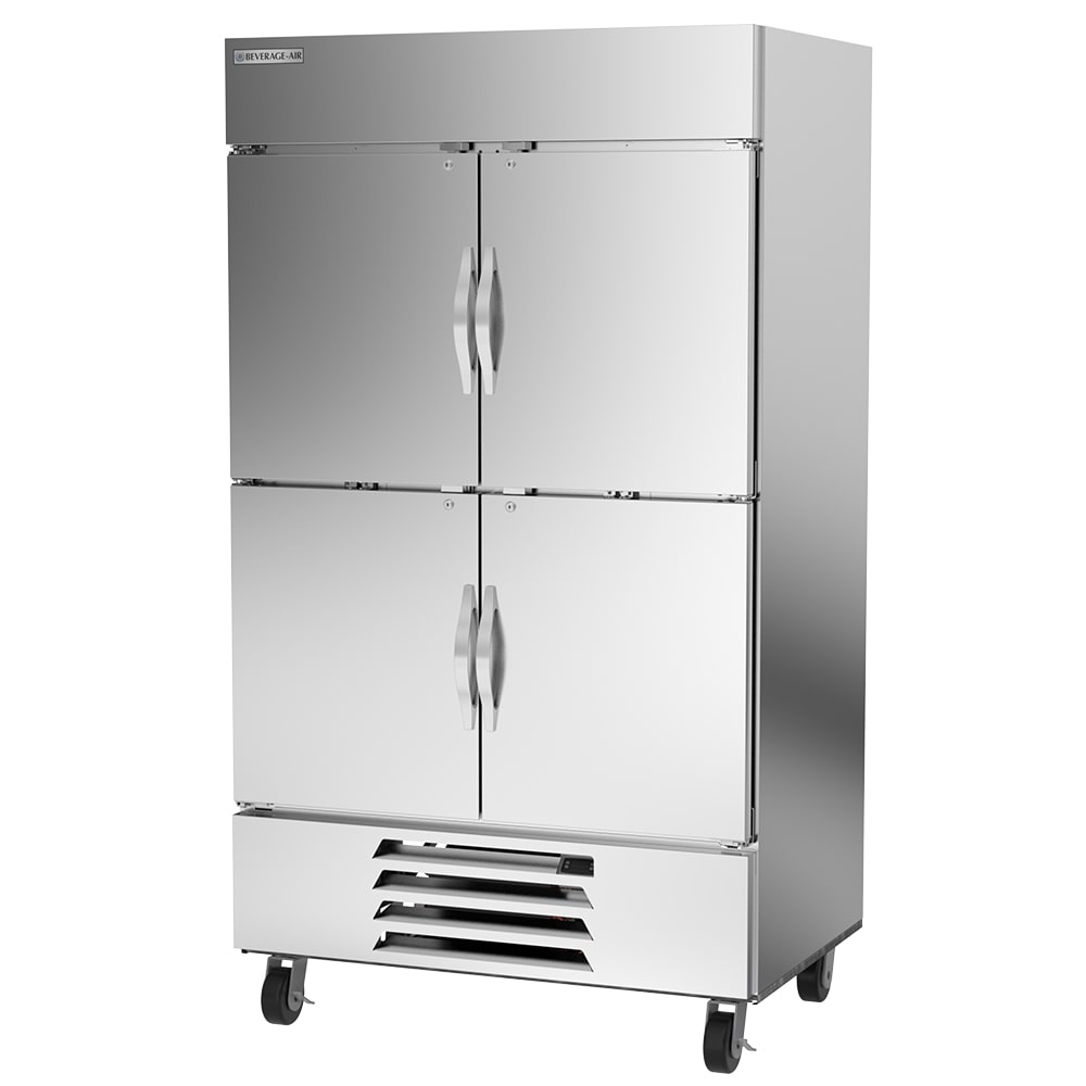 118-HBF44HC1HS 47" Horizon Series Two Section Reach In Freezer, (4) Left/Right Hinge Solid D...