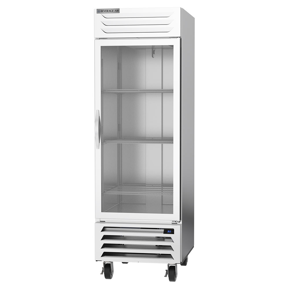 118-RB23HC1G 27" One Section Reach In Refrigerator, (1) Right Hinge Glass Door, 115v