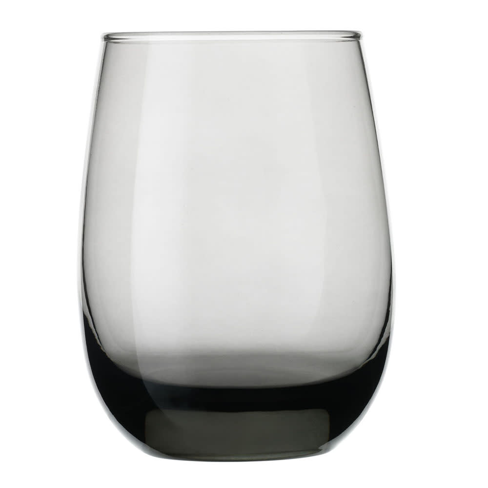 Libbey 231SM 15 1/4 oz Stemless Wine Glass, Moonstone Gray