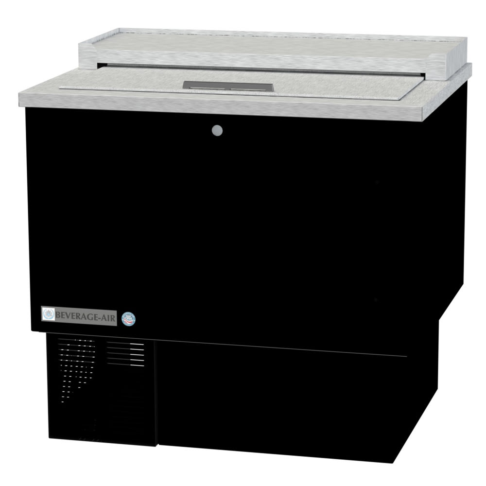118-SF34B 35" Forced Air Bottle Cooler - Holds (224) 12 oz Bottles, 115v