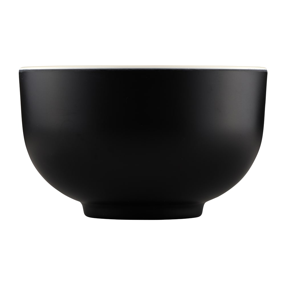 701-JW4432TES 24 oz Round Melamine Bowl, Ebony/Sand