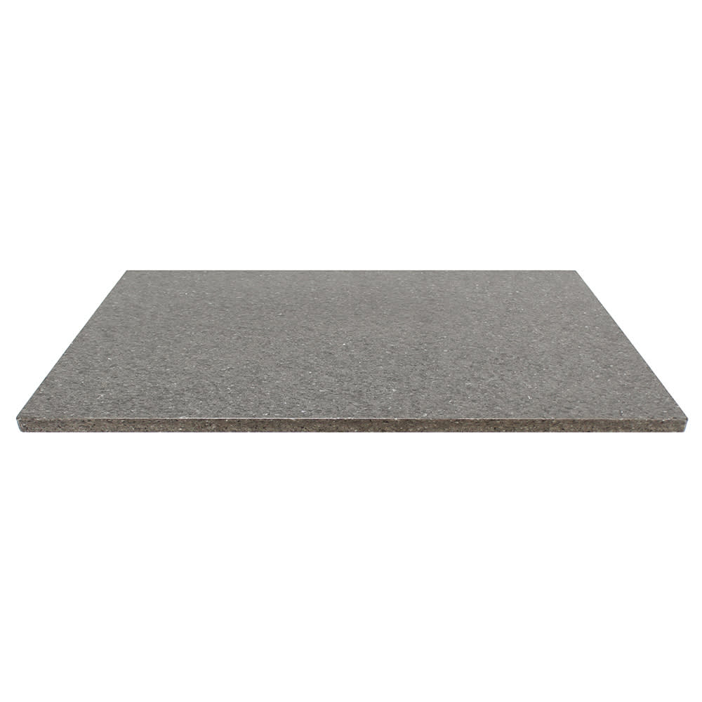 628-Q40530X42 30" x 42" Rectangular Quartz Table Top - Indoor/Outdoor, Storm Gray