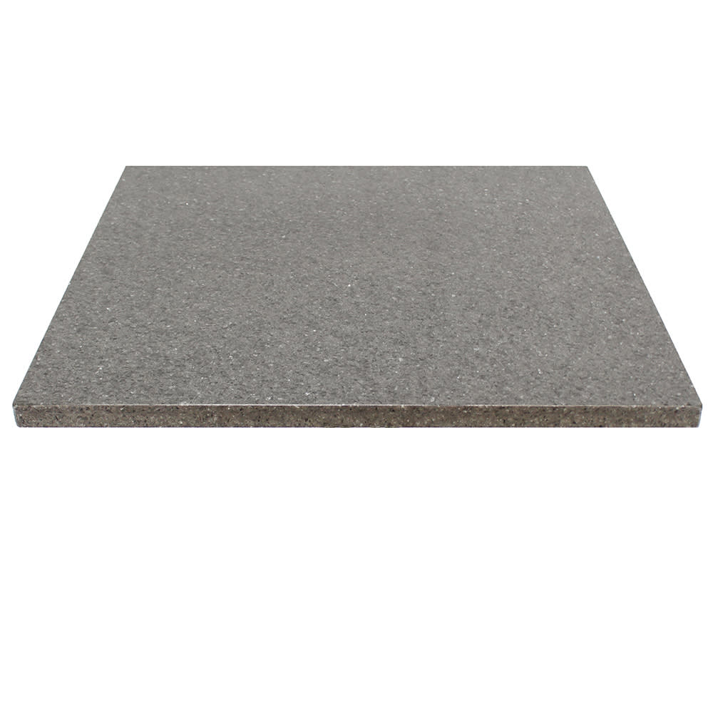 628-Q40536X36 36" Square Quartz Table Top - Indoor/Outdoor, Storm Gray