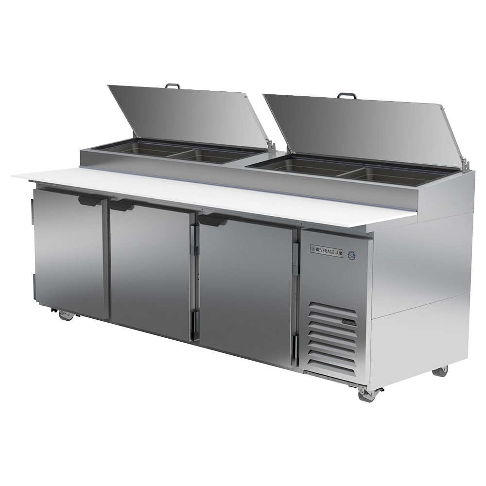 118-DP93HC 93" Hydrocarbon Series Pizza Prep Table w/ Refrigerated Base, 115v