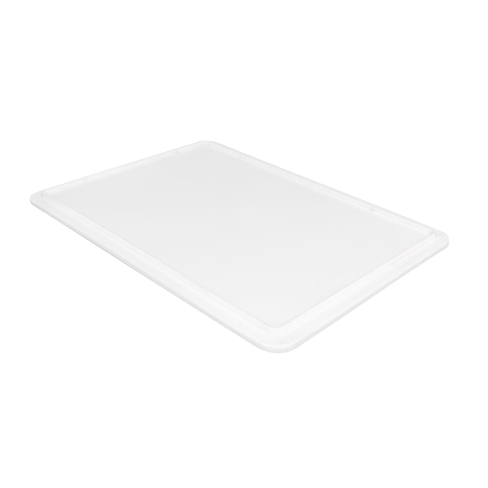 166-DRBC1826 26 1/4" x 18 1/4" Dough Pan Cover - ABS Plastic, White