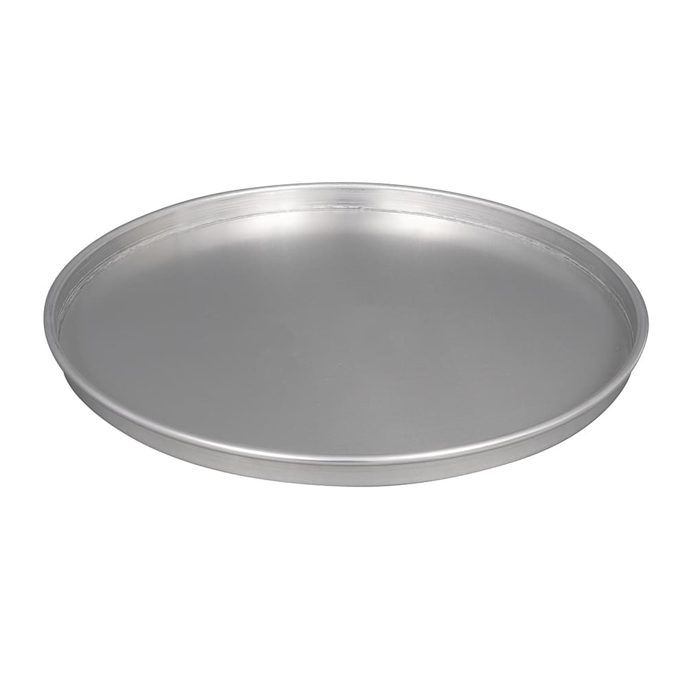 166-HA4018 18" Straight Sided Pizza Pan, 1" Deep, Aluminum