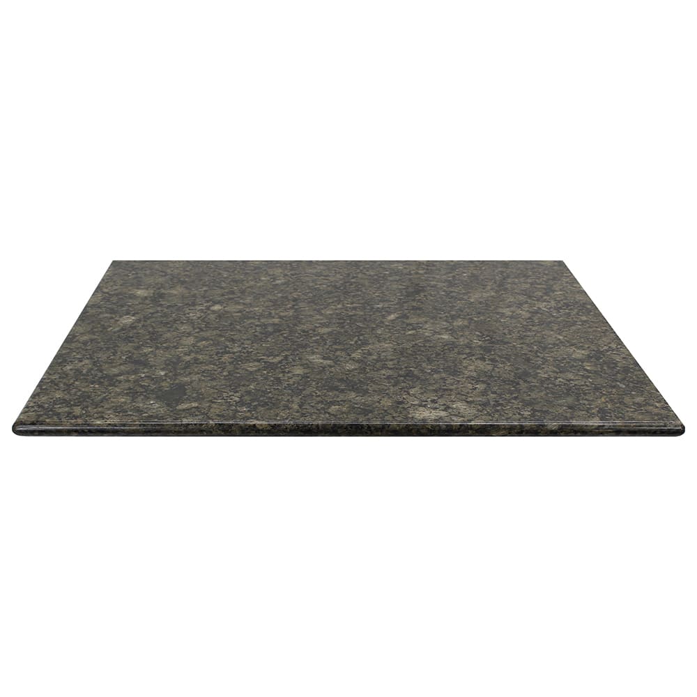 628-30X48G203 30" x 48" Rectangular Granite Table Top - Indoor/Outdoor, Uba Tuba