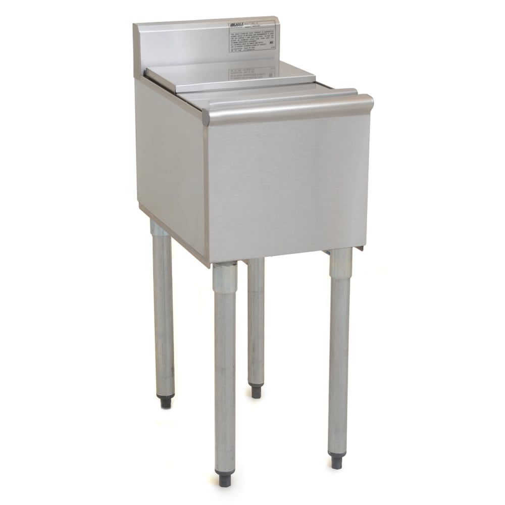 Advance Tabco D-12-IBL Stainless Steel Drop-In Ice Bin - 12 x 18