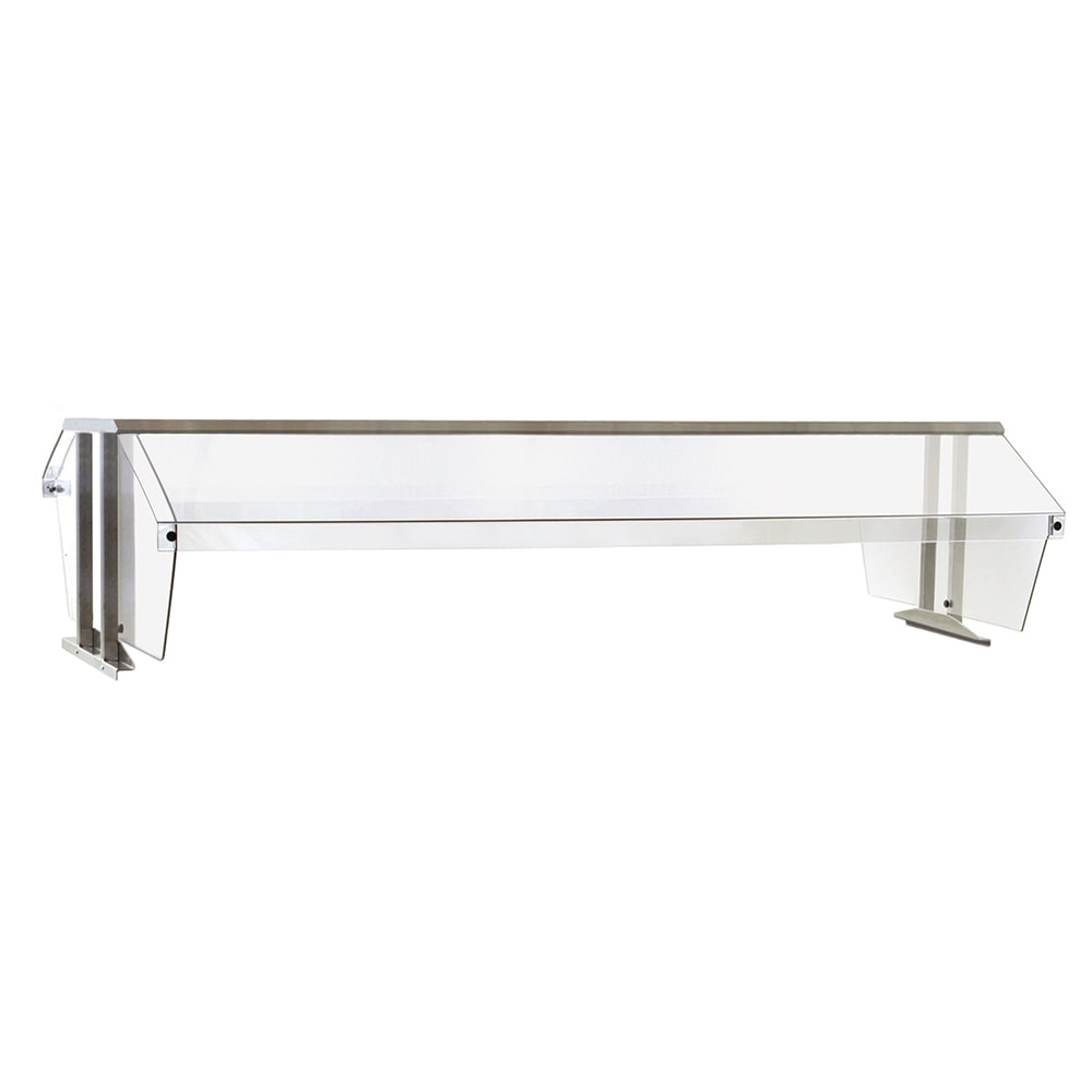 241-BS2HT4 Buffet Shelf w/ 2 Sneeze Guards, 63 1/2" x 15", Stainless