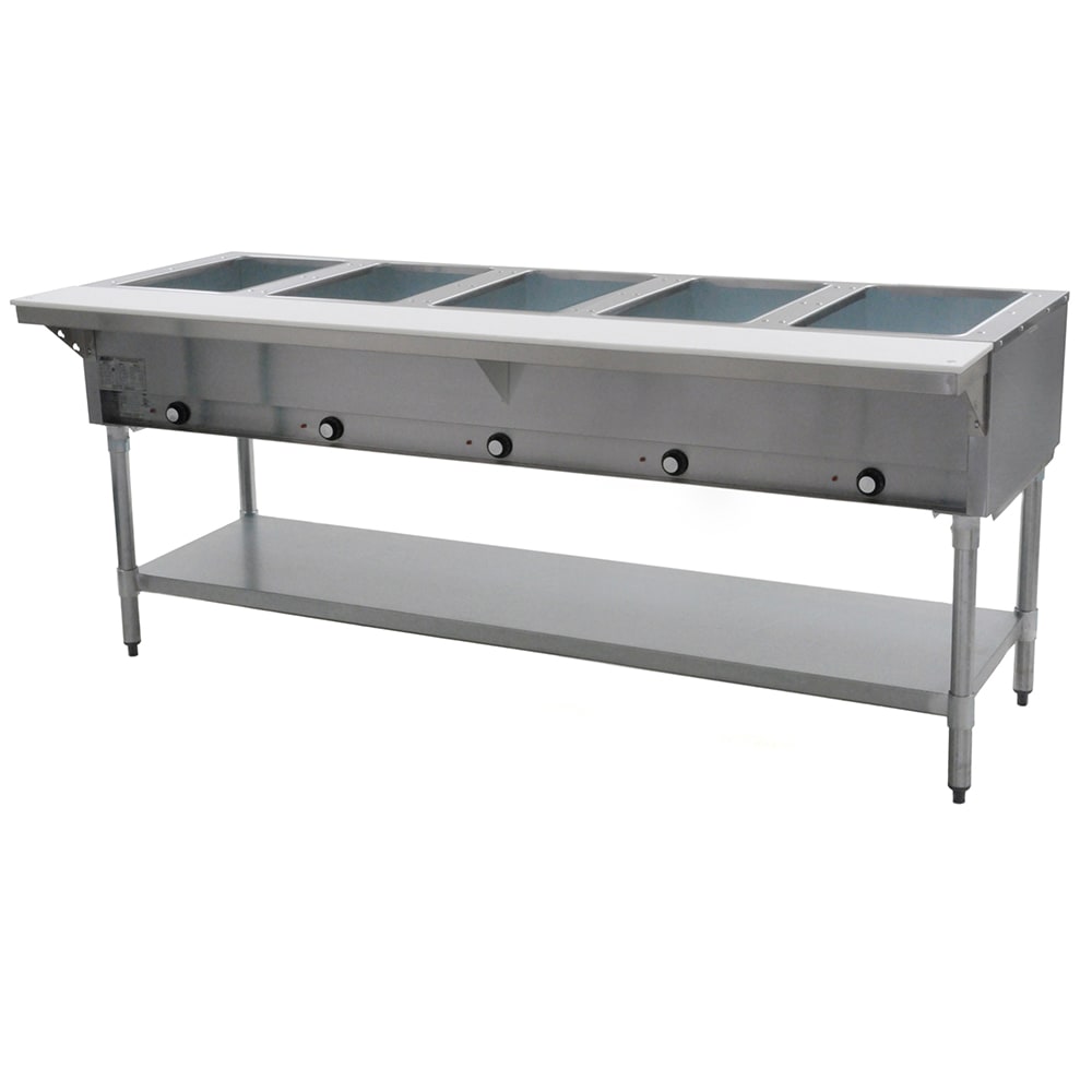 241-DHT5208 79" Hot Food Table w/ (5) Wells & Cutting Board, 208v/1ph