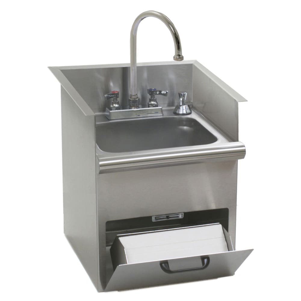 241-HWBT (1) Compartment Drop-in Sink - 9 1/4" x 11 1/2", Drain Included