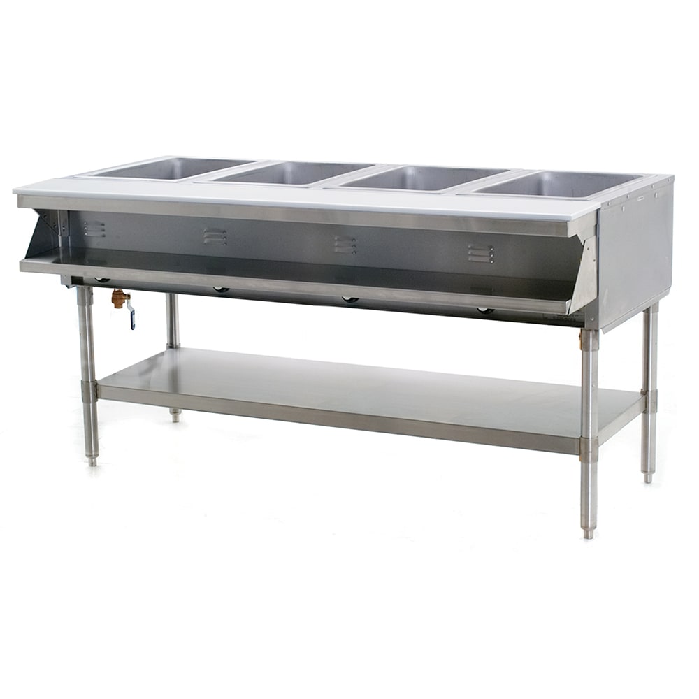 241-SHT4240 63 1/2" Hot Food Table w/ (4) Wells & Cutting Board, 240v/1ph