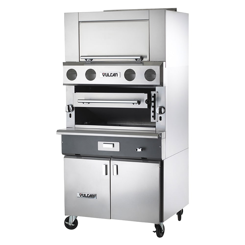 207-VBB1BFNG 36" Upright Broiler w/ (3) Burners - Cabinet Base, Natural Gas