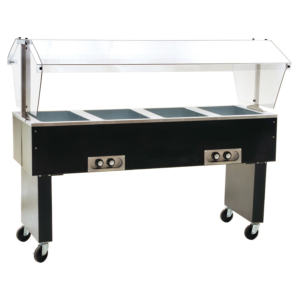 241-BPDHT4120 63 1/2" Hot Food Table w/ (4) Wells & Open Base, 120v