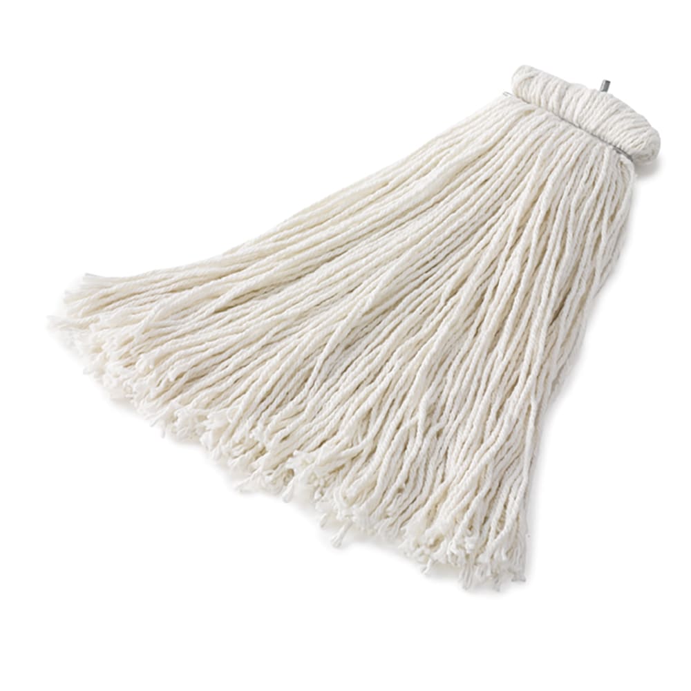 007-F468 24 oz Premium Mop Head - Bolt-On Head, 4 Ply Rayon, White