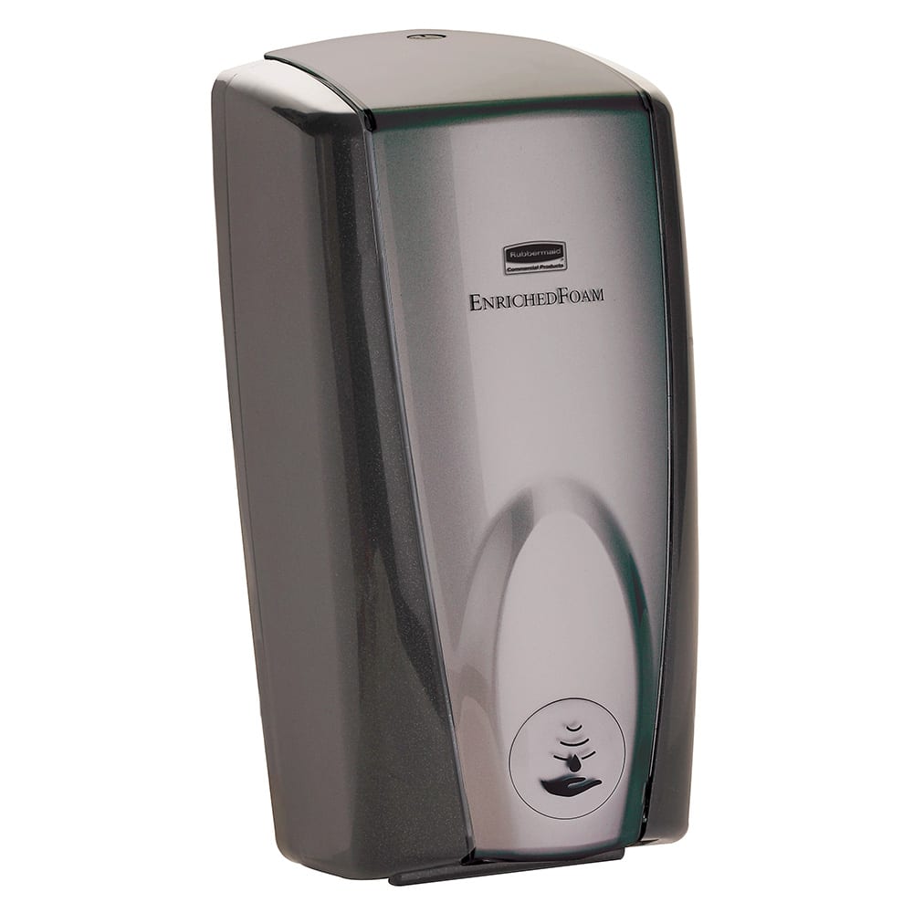 007-FG750139 1100 ml Touch Free Wall Mount AutoFoam Soap Dispenser, Black/Gray