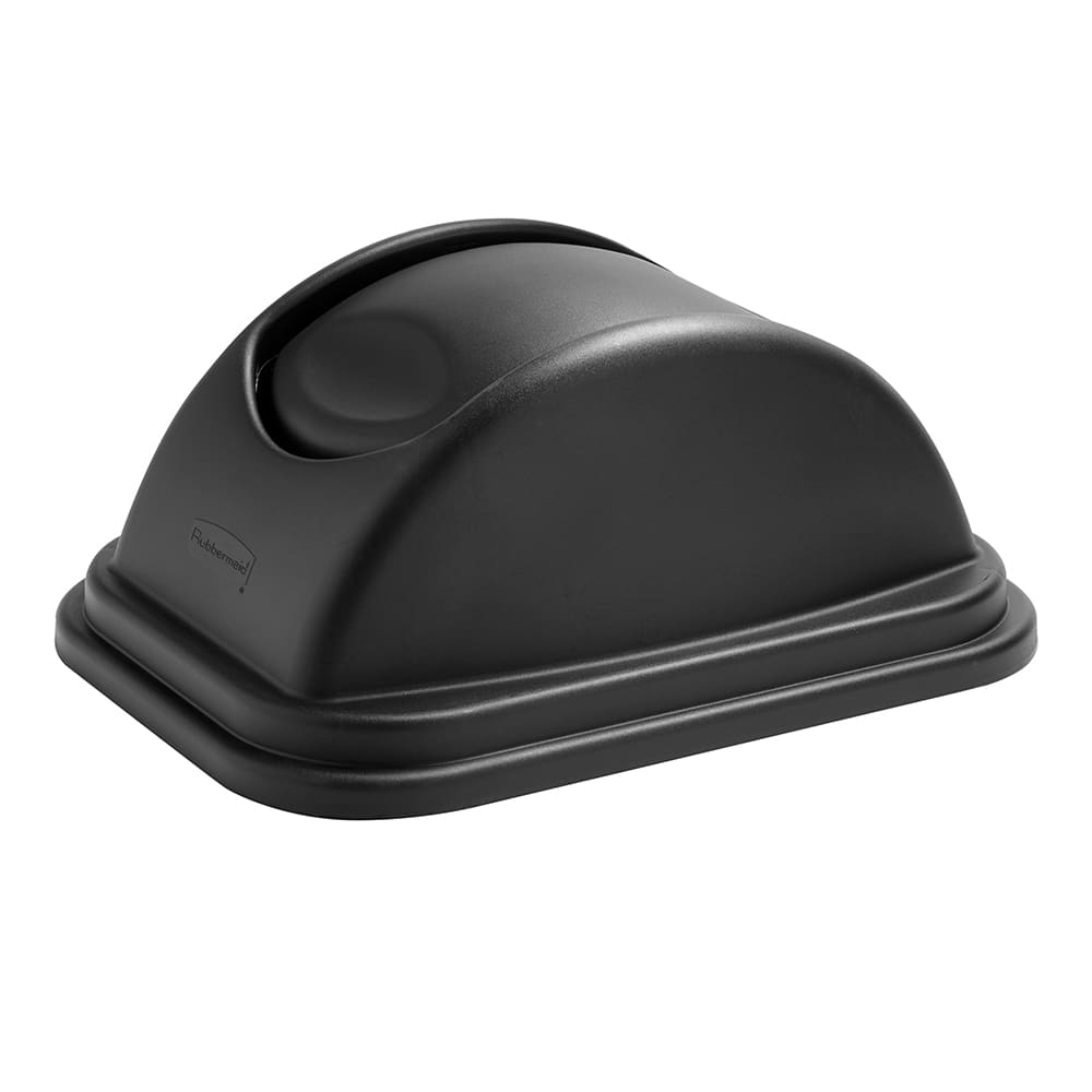 007-FG306700BLA Untouchable Domed Lid - 16x11 5/8x7" Black