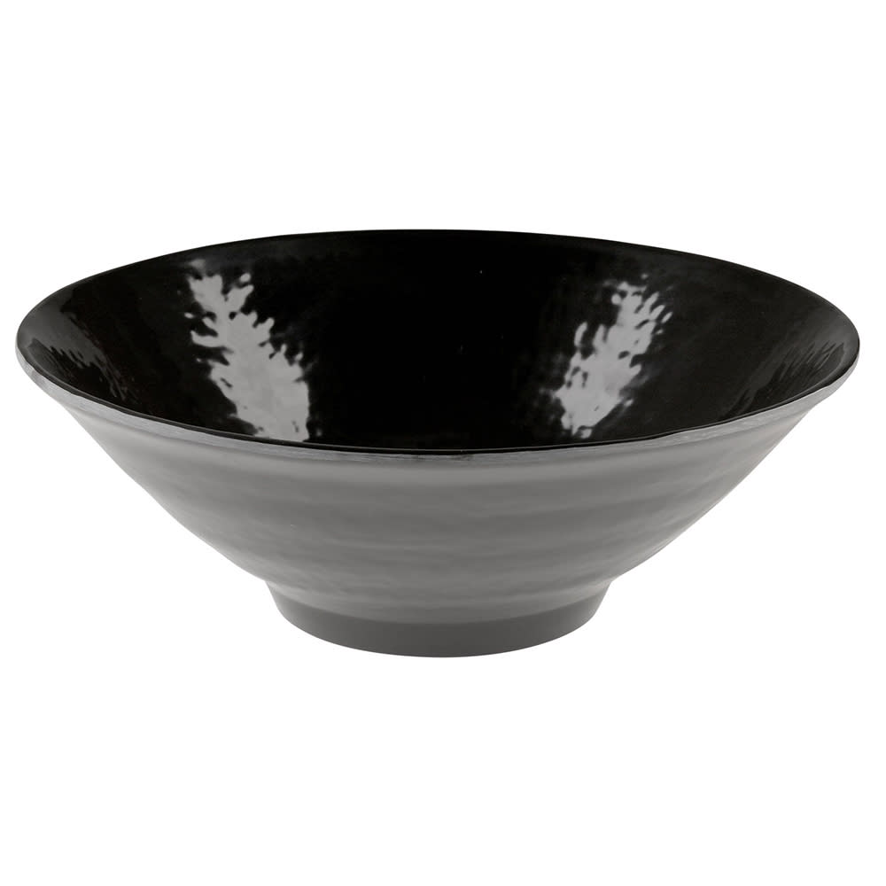 701-D1010RRB 55 oz Round Melamine Bowl, Black