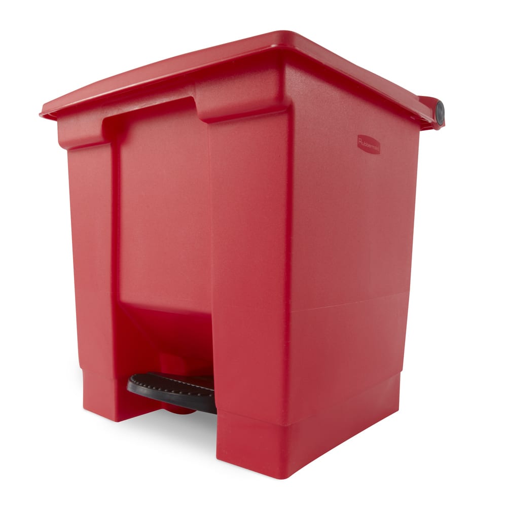 007-6143R 8 gal Step-On Container - Red