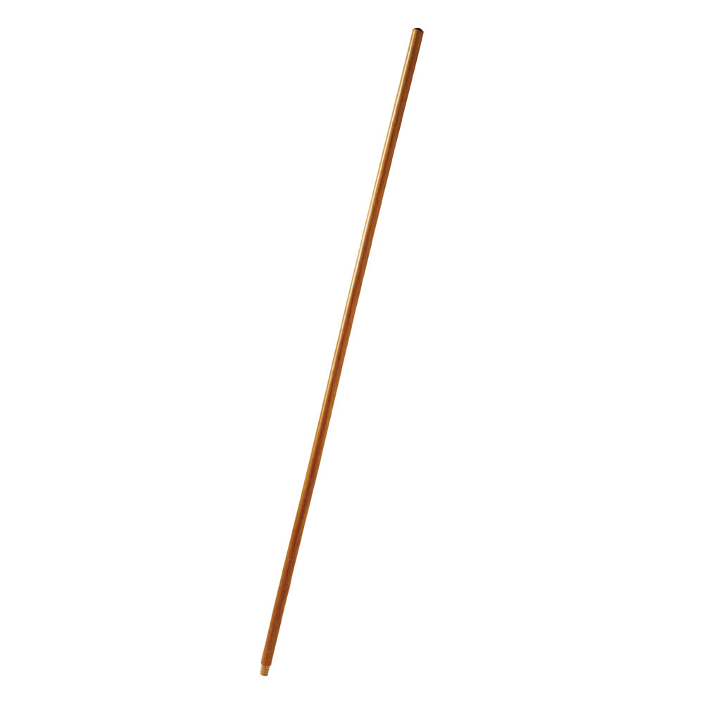 007-6351 54" Threaded Wood Broom Handle - Lacquered