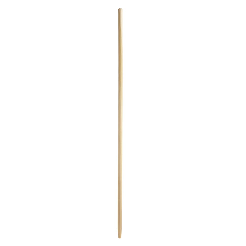 007-6362 60" Tapered Wood Broom Handle - Natural