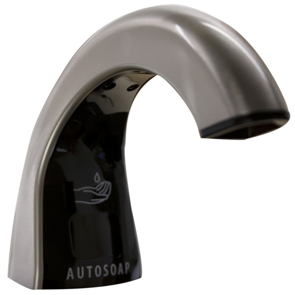 007-FG401528 One-Shot Liquid Soap Dispenser- 800/1600 ml Refills, Brushed Chrome/Black