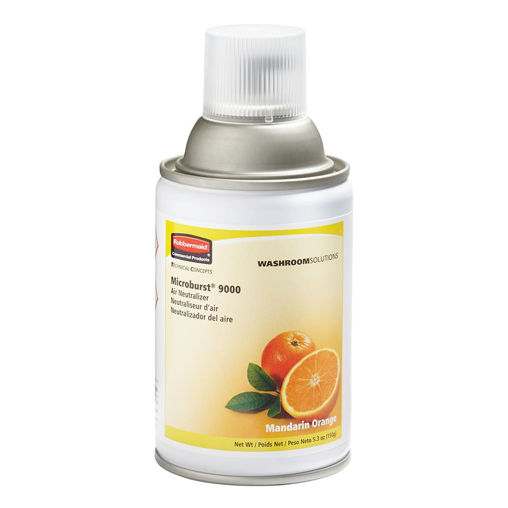 007-FG402093 5 1/4 oz Microburst® 9000 Aerosol Air Neutralizer Refill, Mandarin Orange