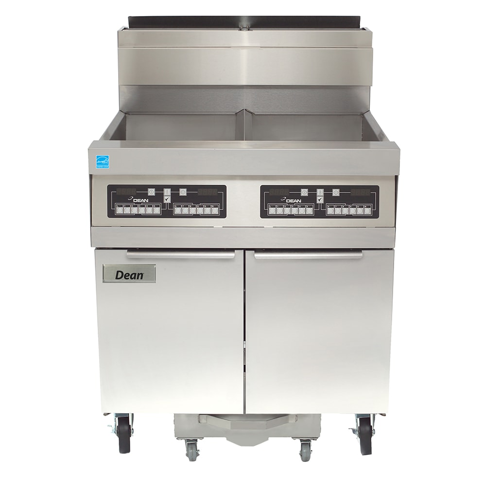 006-SCFD460GLP Gas Fryer - (4) 75 lb Vats, Floor Model, Liquid Propane