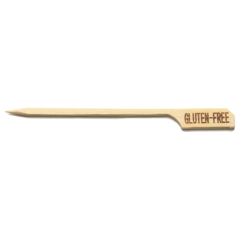 229-BAMP35G 3 1/2" Bamboo Gluten Free Paddle Pick